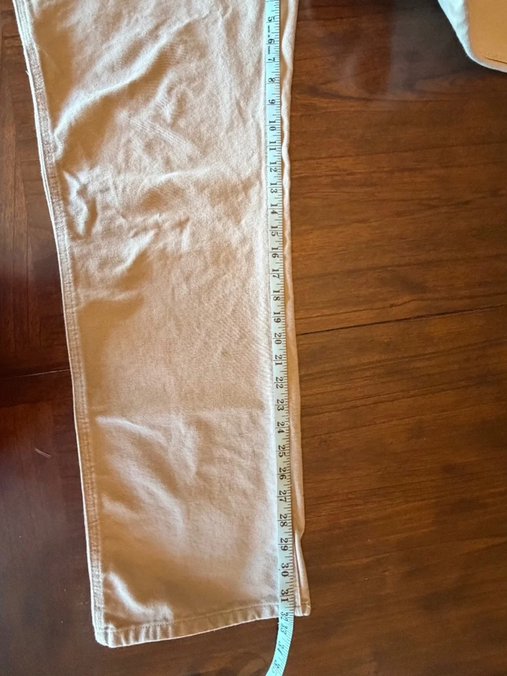 Men's Carhartt Canvas Carpenter Pants Tan, Size 34x32 (Label says 34x34)
